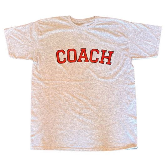 Vintage COACH College T Shirt - Grey